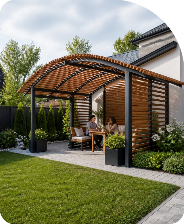 Изготовление и монтаж перголы арки в Шатуре от 66586 руб РадиДОМА-Штр